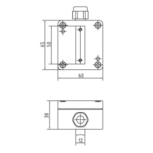 Anlegetemperaturfühler ANTF1 in der Zeichnung von TiTEC Messtechnik
