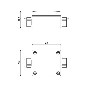 Differenzdruckmessumformer DDMU in der Zeichnung von TiTEC Messtechnik