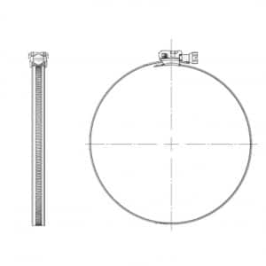 Spannband Zeichnung von TiTEC Messtechnik